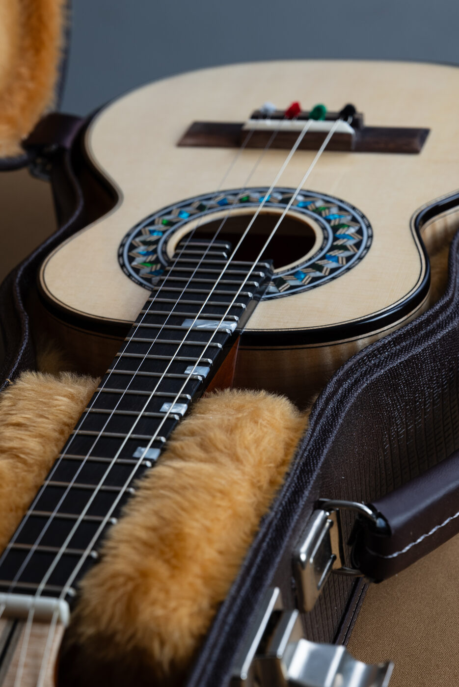 Cavaquinho Maple / Abeto — tampo e roseta